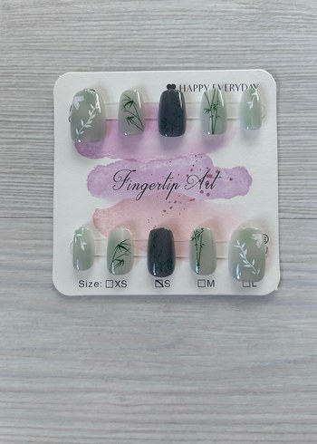 10lu S Beden Takma Tırnak Seti - Görsel 4