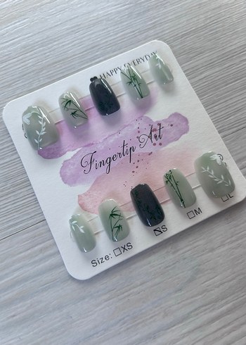 10lu S Beden Takma Tırnak Seti - Görsel 2