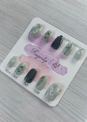 10lu S Beden Takma Tırnak Seti - Görsel 3