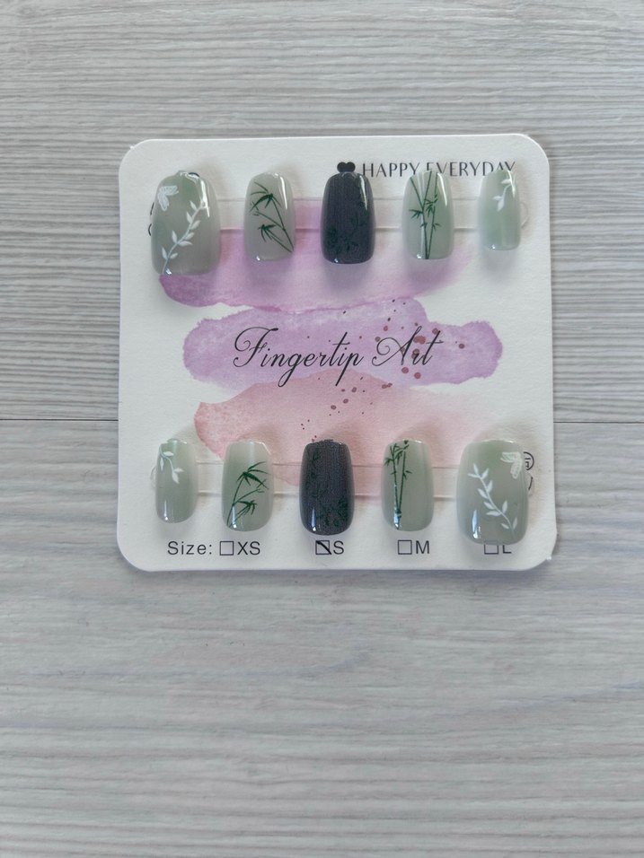 10lu S Beden Takma Tırnak Seti - Görsel 4