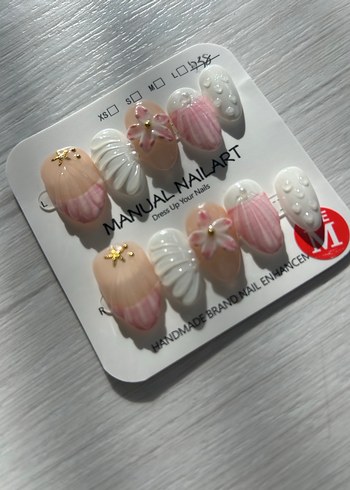 10lu M Beden Takma Tırnak Seti - Görsel 3