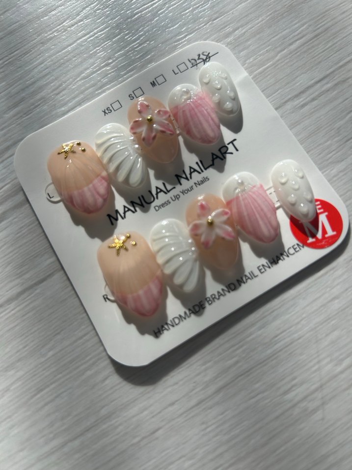 10lu M Beden Takma Tırnak Seti - Görsel 3