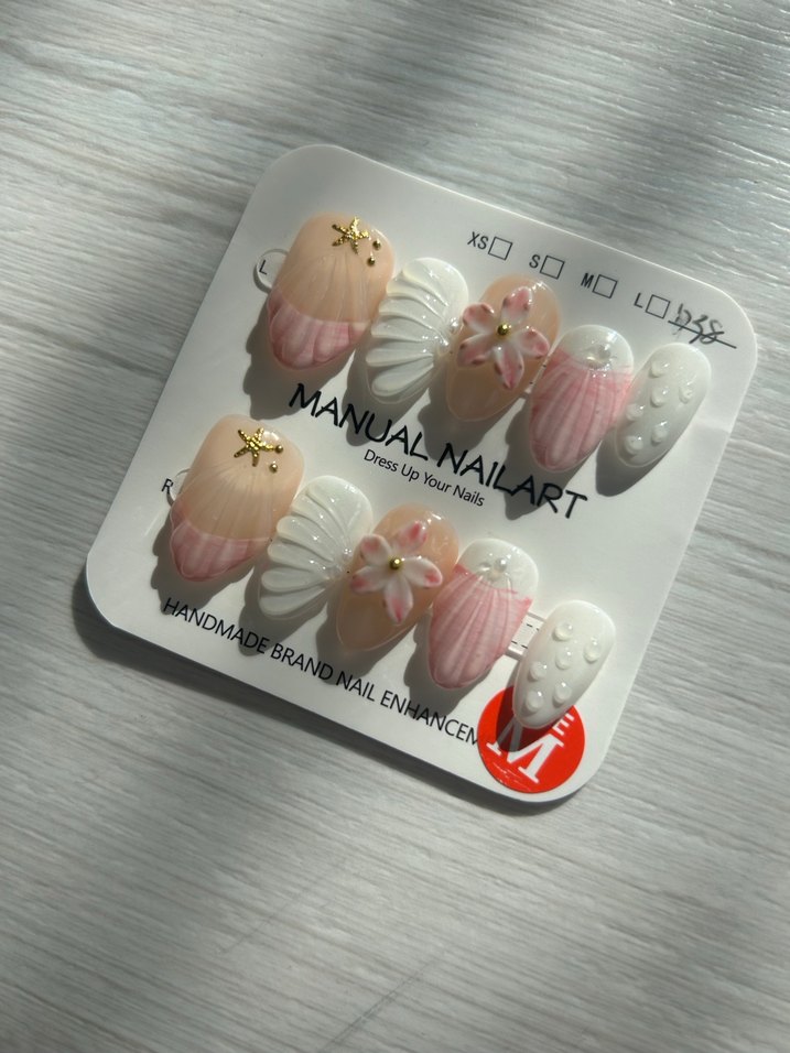 10lu M Beden Takma Tırnak Seti - Görsel 2