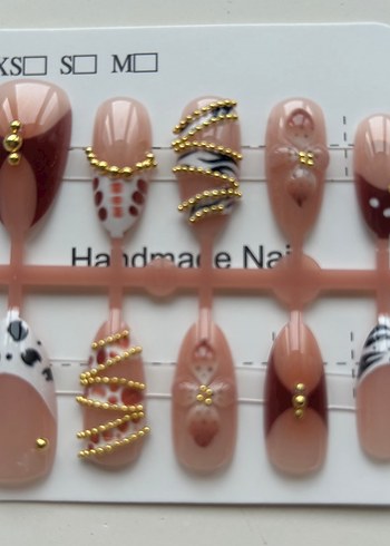 10lu XS Beden Takma Tırnak Seti - Görsel 6