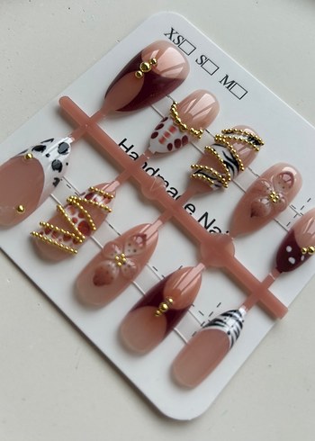 10lu XS Beden Takma Tırnak Seti - Görsel 4