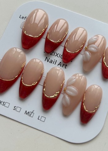 10lu M Beden Takma Tırnak Seti - Görsel 5