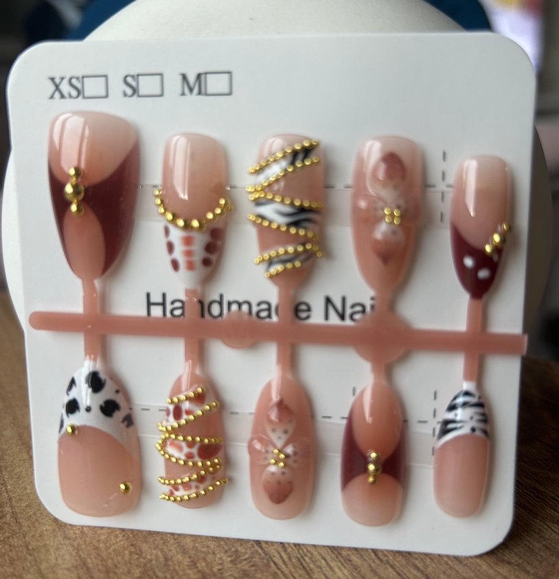 10lu M Beden Takma Tırnak Seti - Görsel 3