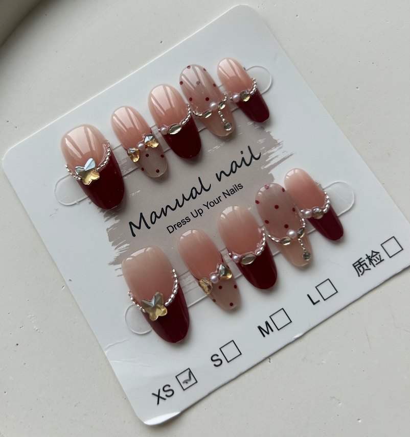 10lu XS Beden Takma Tırnak Seti - Görsel 5