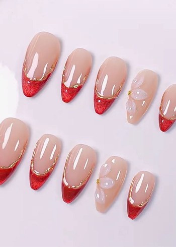 10lu S Beden Takma Tırnak Seti - Görsel 2