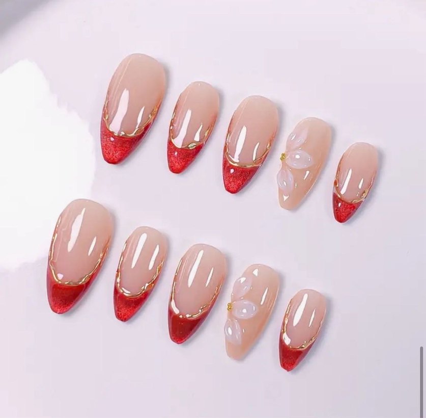 10lu S Beden Takma Tırnak Seti - Görsel 2