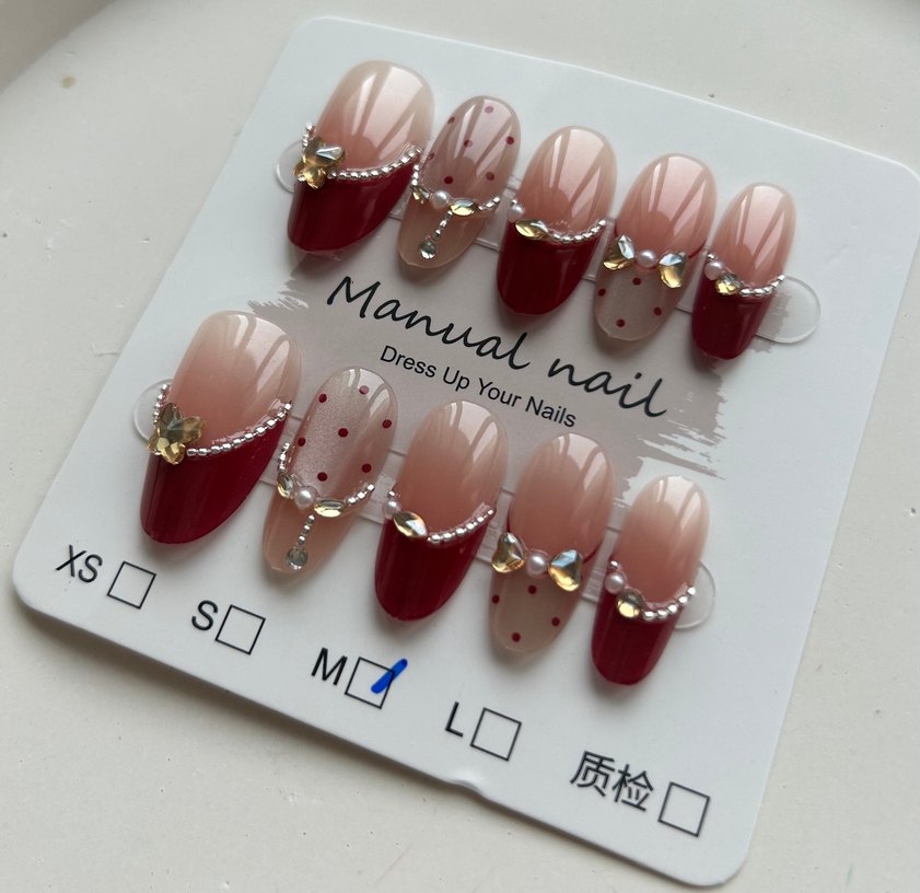 10lu M Beden Takma Tırnak Seti - Görsel 4