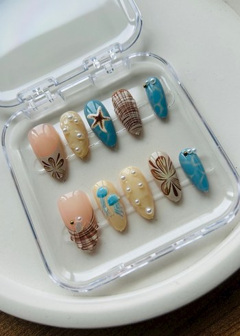 10lu XS Takma Tırnak Seti - Görsel 3