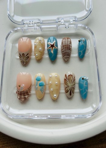 10lu XS Takma Tırnak Seti - Görsel 5