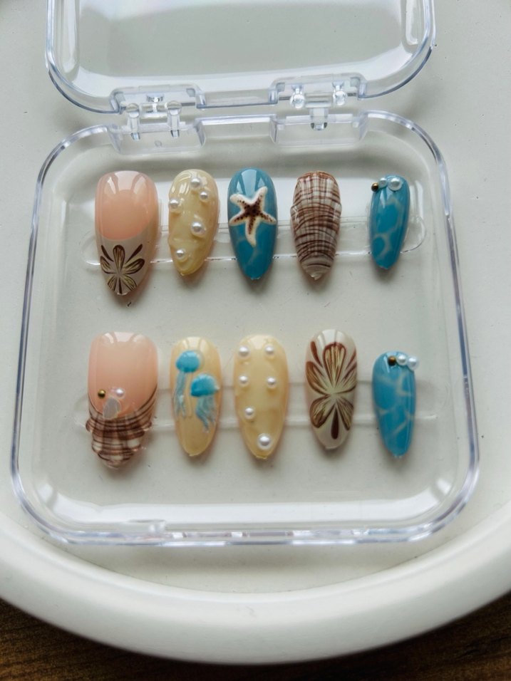 10lu XS Takma Tırnak Seti - Görsel 5