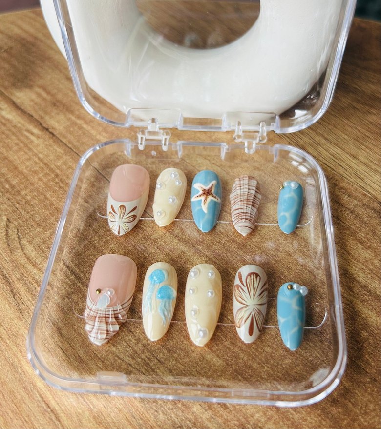 10lu XS Takma Tırnak Seti - Görsel 2