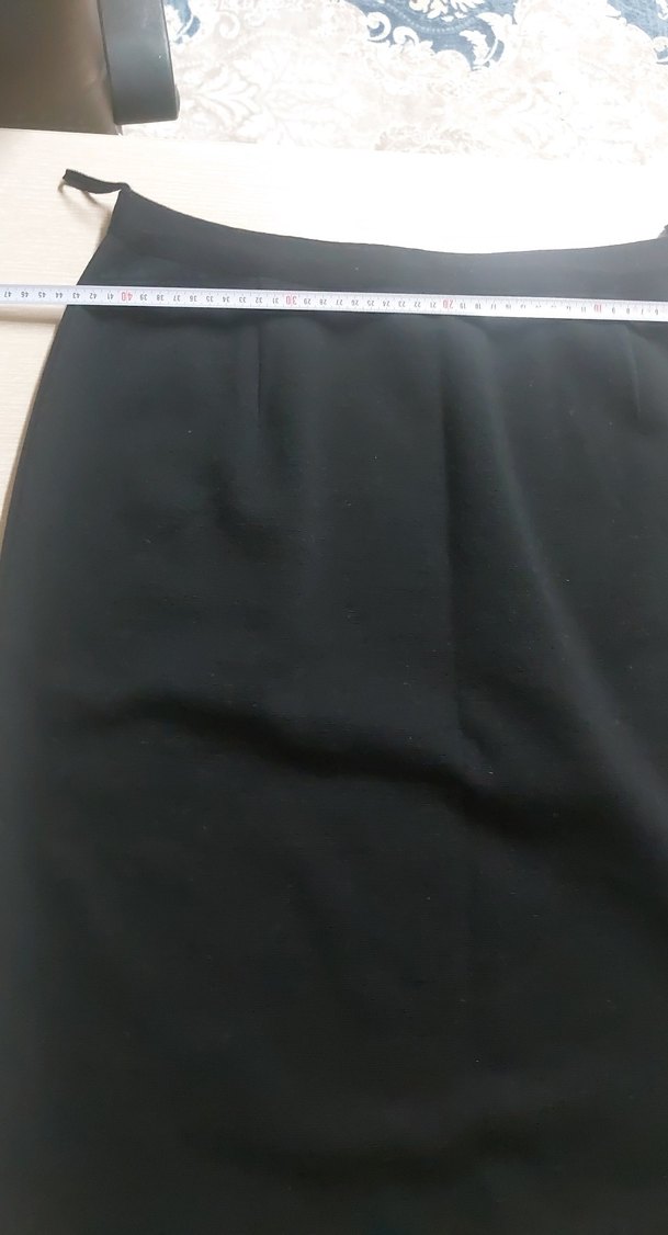 Siyah Midi Hamile Eteği - Görsel 2