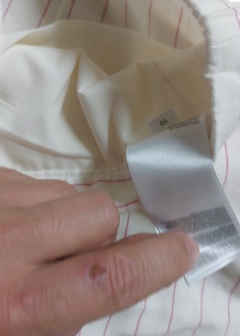 Erkek Beyaz Çizgili Midi Pijama Altı - Görsel 6