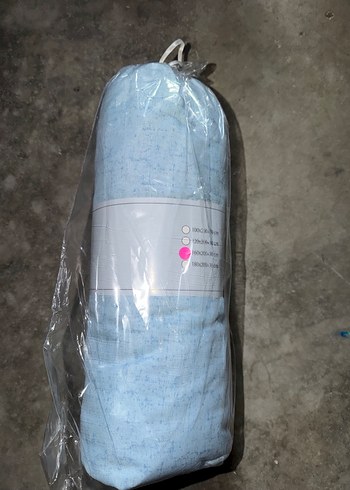 Mavi Desenli Madame Coco Lastikli Çarşaf - Görsel 2