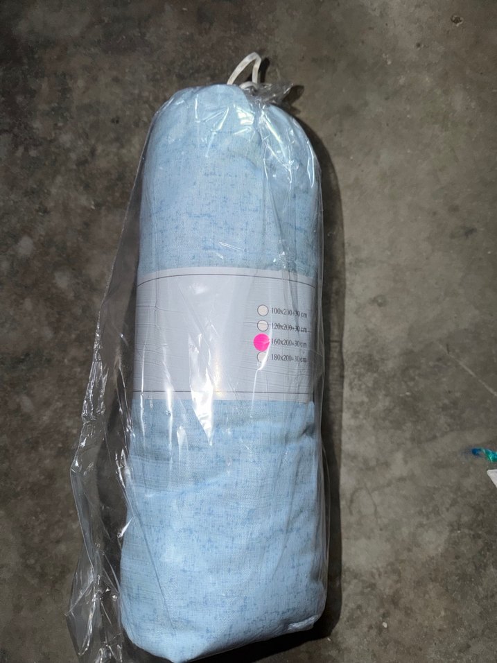 Mavi Desenli Madame Coco Lastikli Çarşaf - Görsel 2