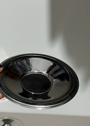 Parlak Metal Tabak - Görsel 3