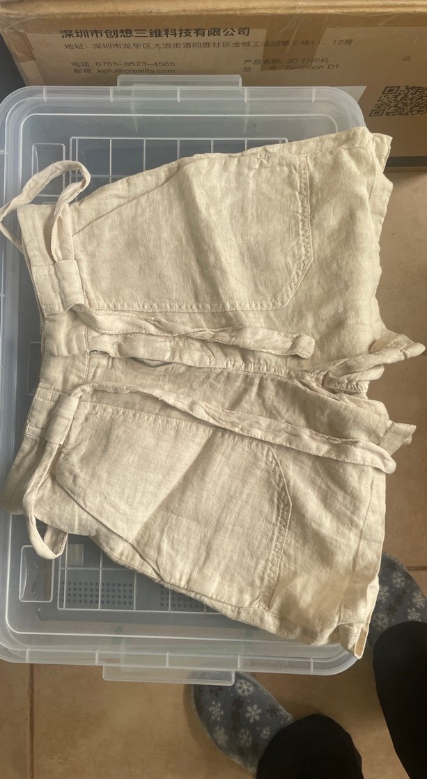 Mudo keten şort - Görsel 2