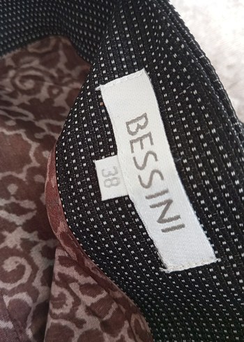 Gri Siyah Pilili Midi Kalem Etek - Görsel 2