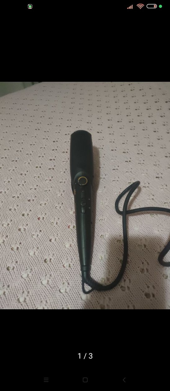 Parlak Siyah Saç Düzleştirici - Görsel 2