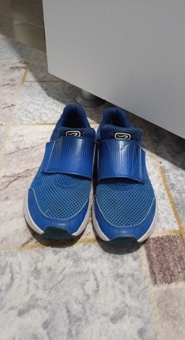 Mavi kalanji  Erkek Spor Ayakkabı Velcro Bantlı 34 numara - Görsel 2