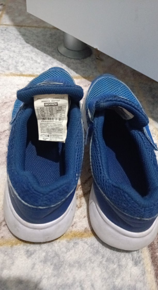 Mavi kalanji  Erkek Spor Ayakkabı Velcro Bantlı 34 numara - Görsel 4