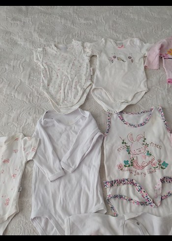 Pembe Kız Bebek Kısa Kollu Dantelli Body - Görsel 4