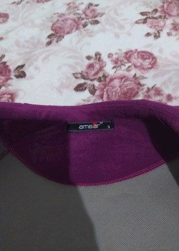 Mor Kadın Midi Boy Düğmeli Kaban - Görsel 5