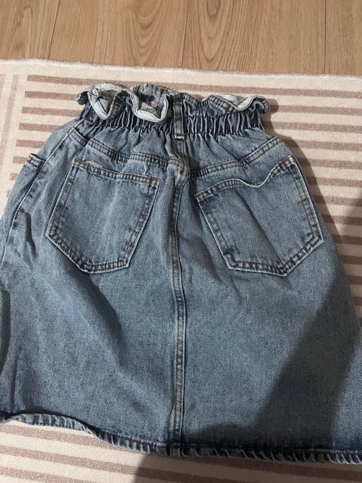 Kadın Mavi Denim Midi Etek - Görsel 2