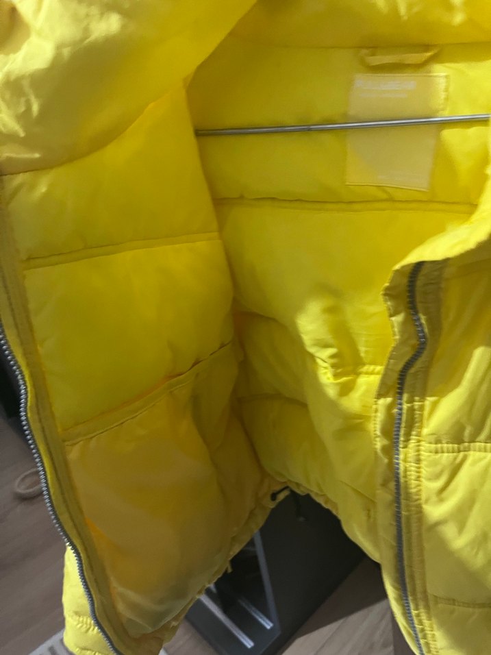 Sarı Fermuarlı Kadın Mont - Görsel 3