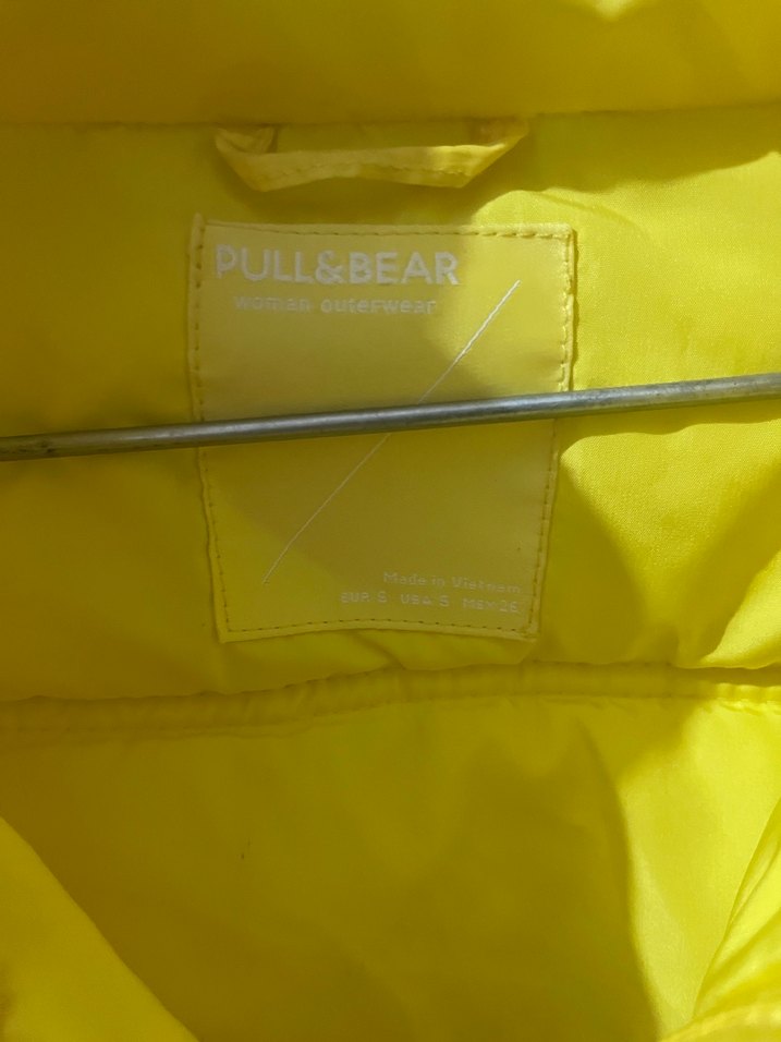 Sarı Fermuarlı Kadın Mont - Görsel 2