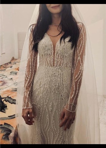 Luxury gelinlik 34 beden - Görsel 3