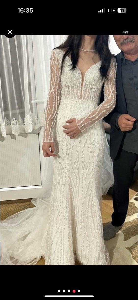 Luxury gelinlik 34 beden - Görsel 4