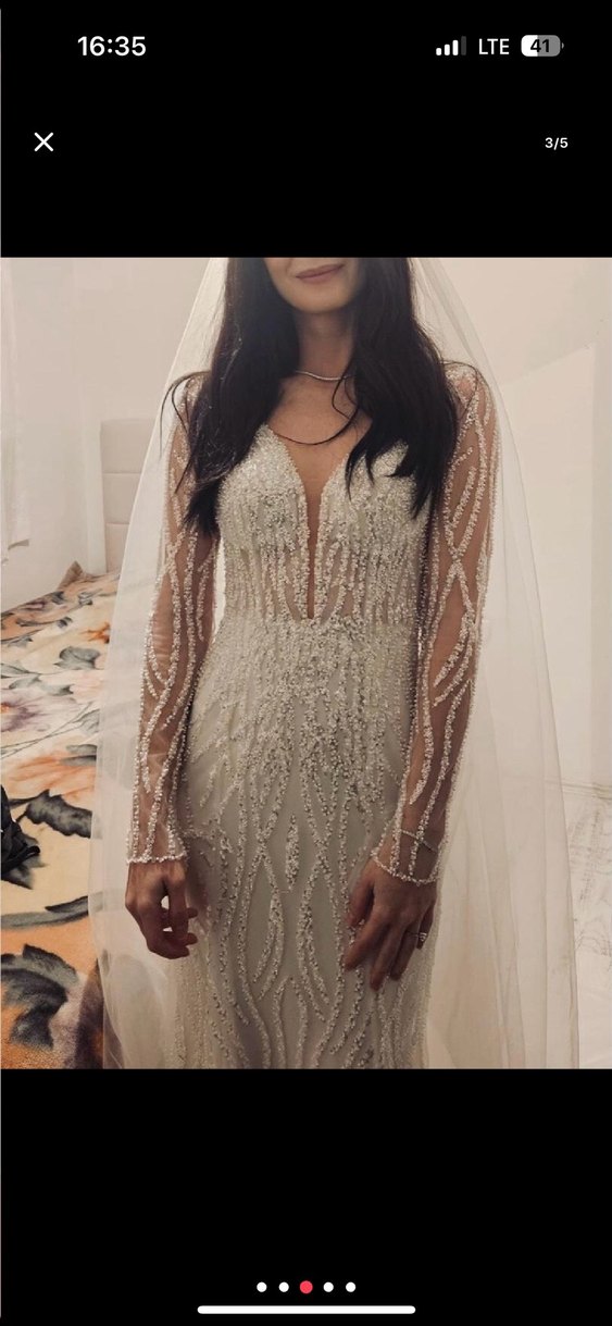 Luxury gelinlik 34 beden - Görsel 3