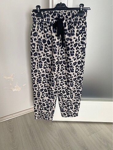 Twist leopar pantolon
