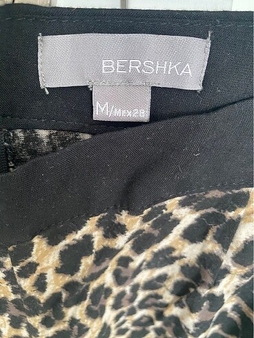 m Beden Bershka leopar pantolon