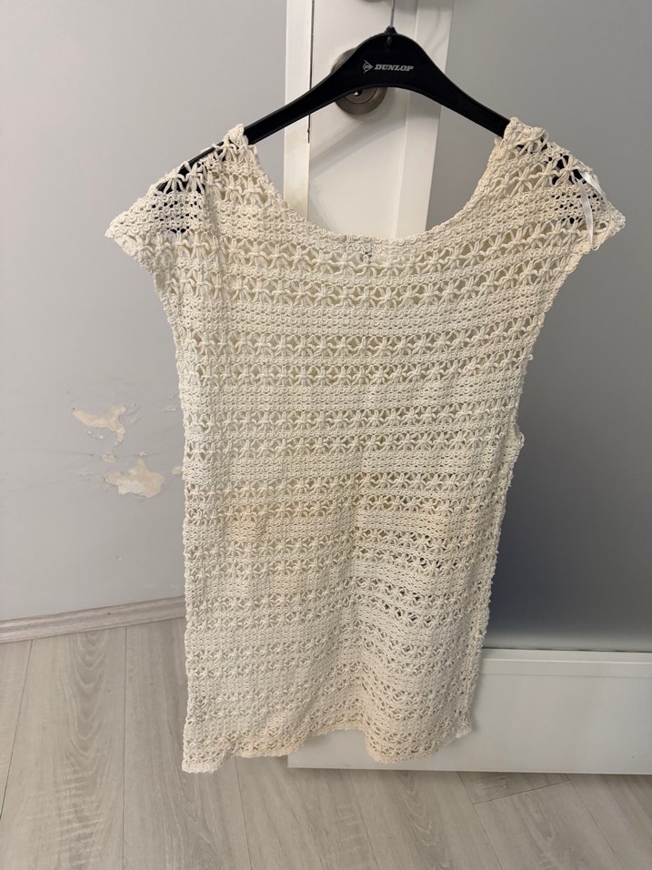 Twist kroşe plaj elbisesi - Görsel 2