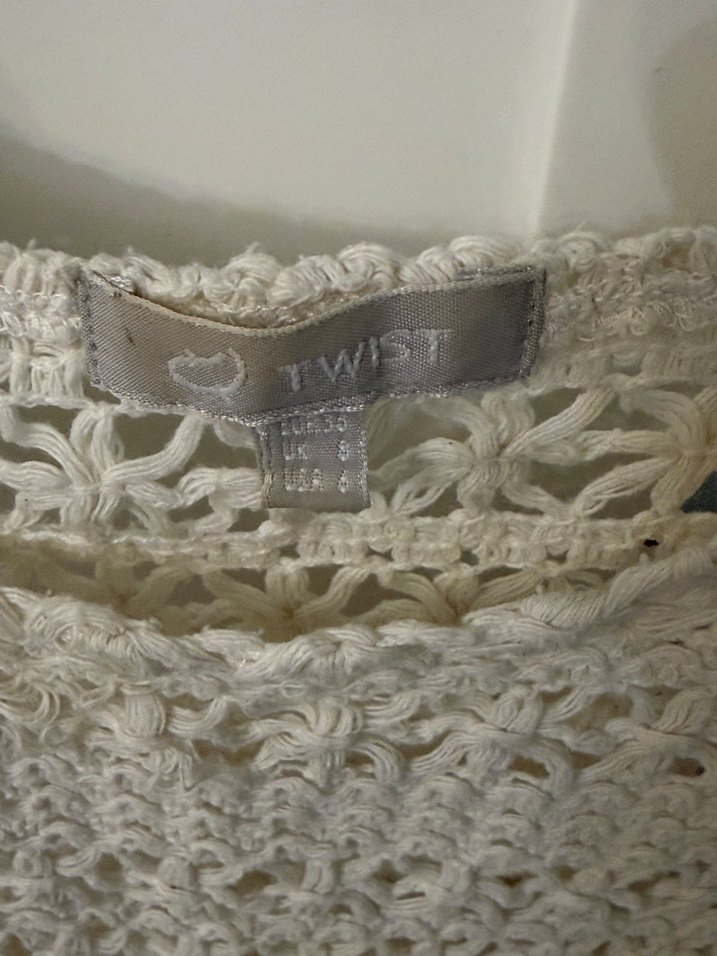 Twist kroşe plaj elbisesi - Görsel 3