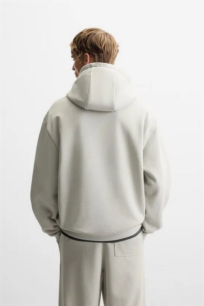 Gri Oversize Erkek Sweatshirt - Görsel 2