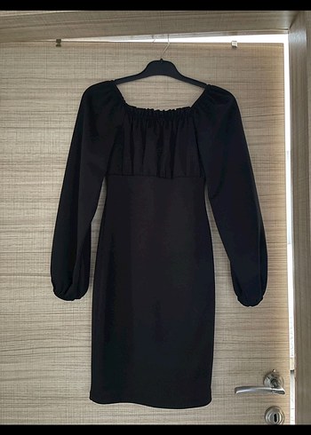 Siyah mini Elbise - Görsel 3