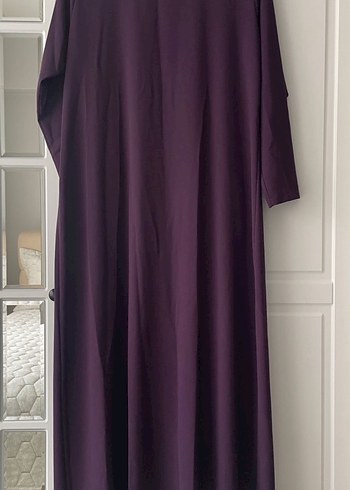 Uzun Mor Kadın ferace - Görsel 2