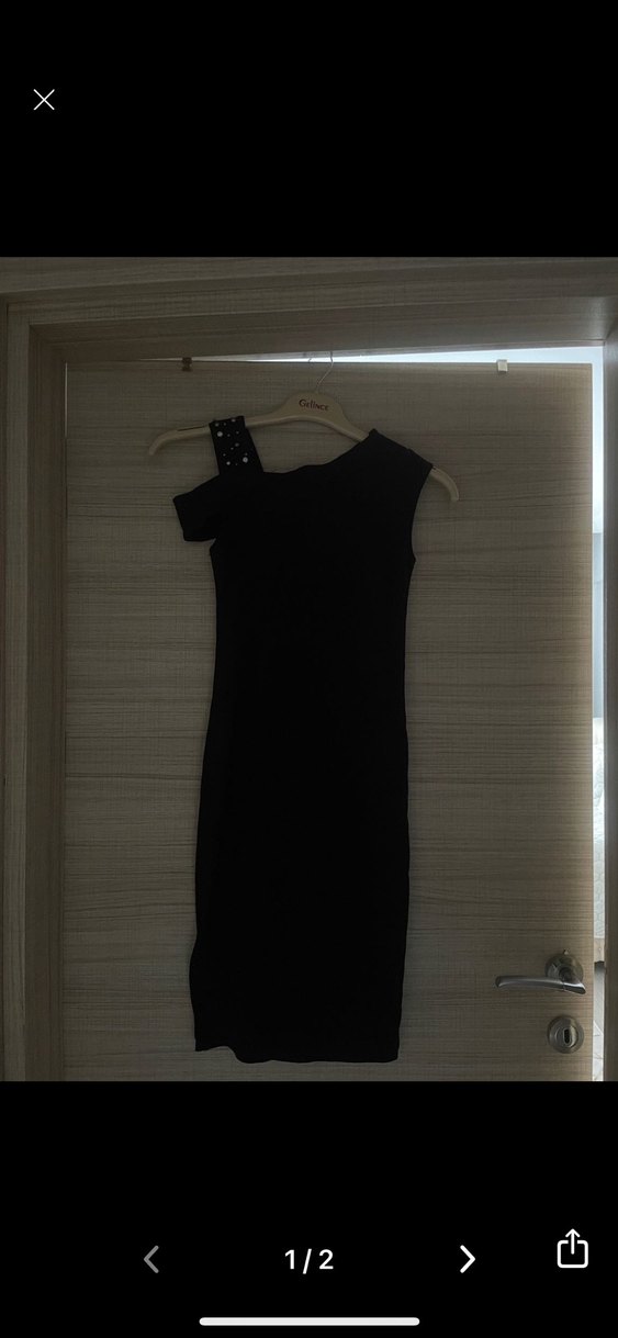 Siyah Elbise - Görsel 2