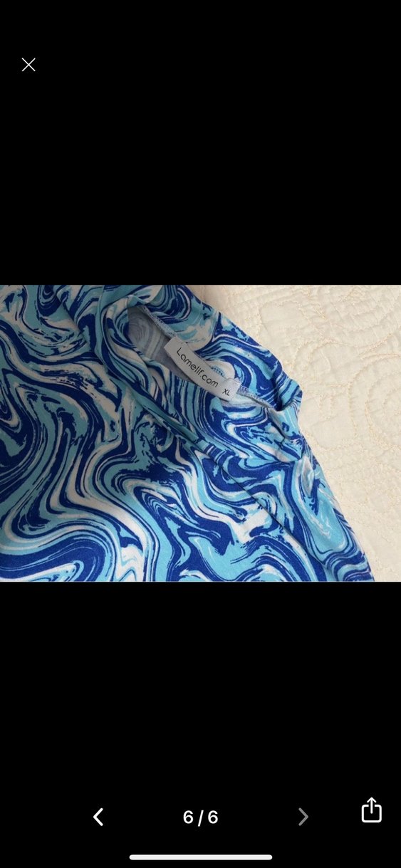 Mavi boğazlı Uzun Kollu Kadın Bluz - Görsel 3