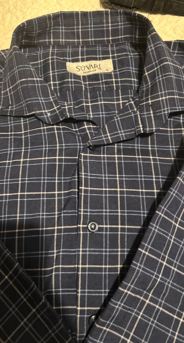 Gri Kareli Erkek Gömlek - Görsel 2