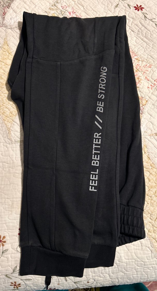 Siyah Rahat Kesim  Eşofman Altı erkek - Görsel 2