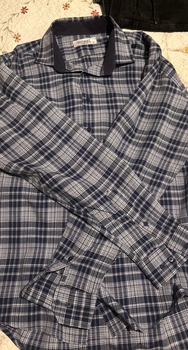 Gri Kareli Erkek Gömlek - Görsel 2