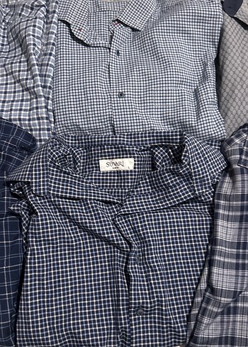 Gri Kısa Kollu Erkek Gömlek - Görsel 3